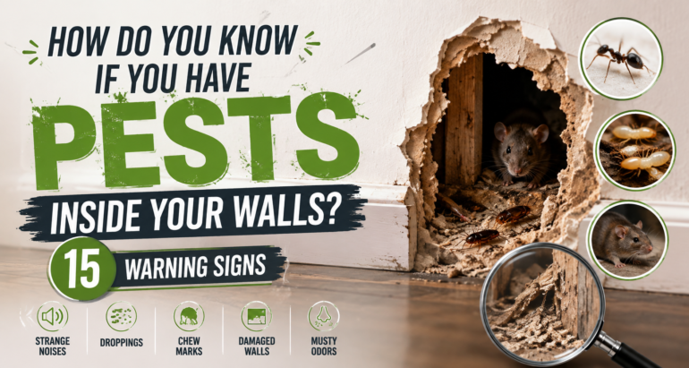 How Do You Know If You Have Pests Inside Your Walls? 15 Warning Signs